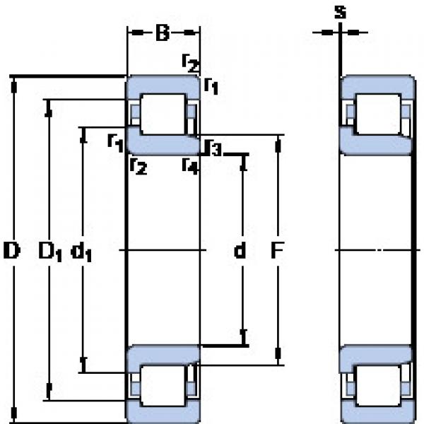 المحامل NJ 2205 ECP SKF #1 image