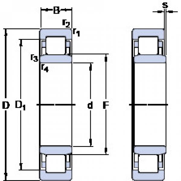 المحامل NU 318 ECJ SKF #1 image