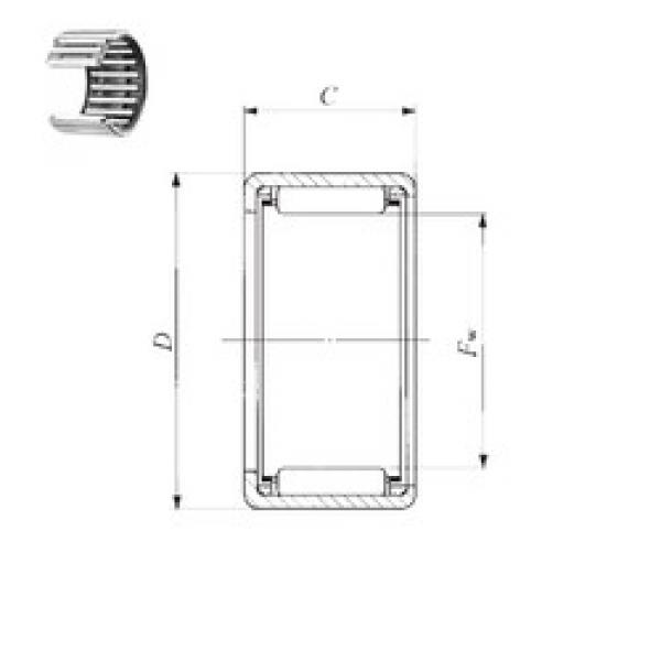 المحامل HKS-28X35X33 FBJ #1 image