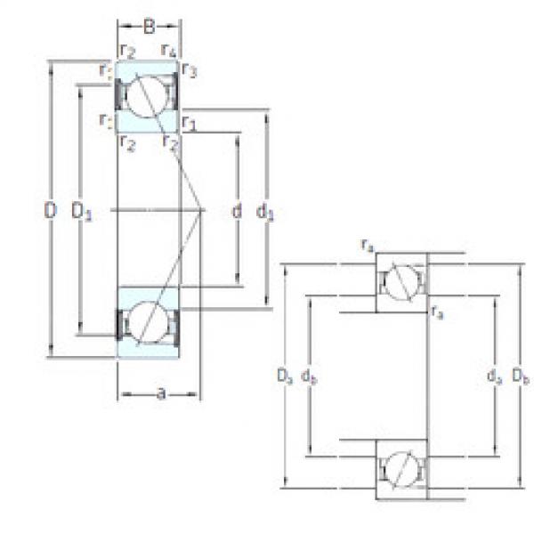 المحامل SS7208 ACD/HCP4A SKF #1 image