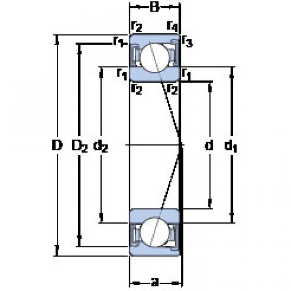 المحامل S7024 ACD/P4A SKF #1 image