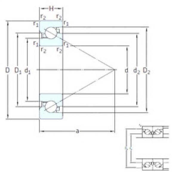 المحامل BSA 308 CG SKF #1 image