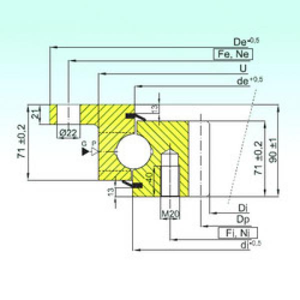 المحامل ZBL.30.1055.200-1SPTN ISB #1 image