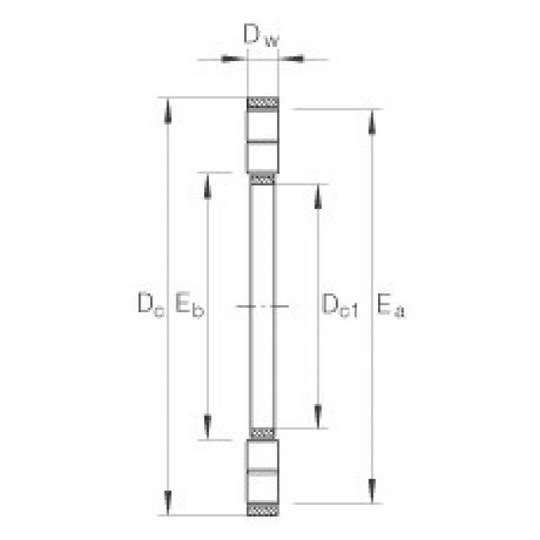 المحامل K89434-M INA #1 image