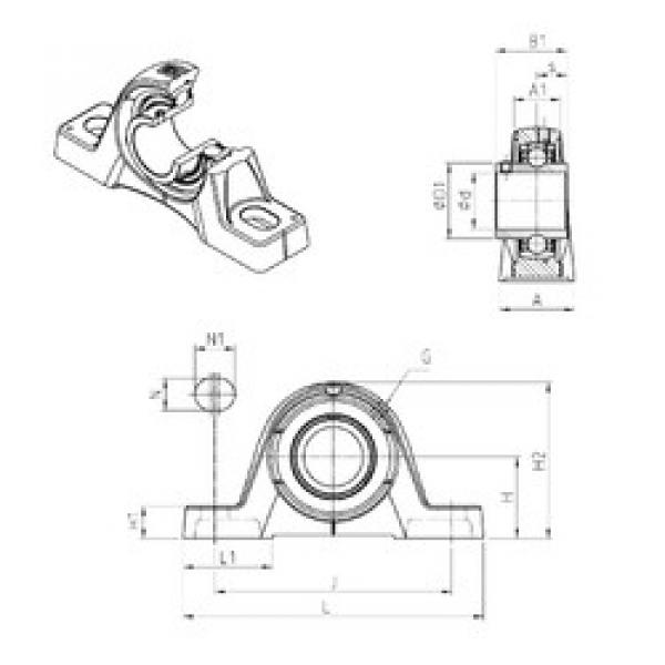 المحامل UCPE213 SNR #1 image