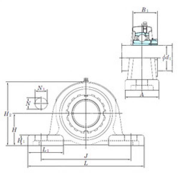 المحامل UKP320 KOYO #1 image