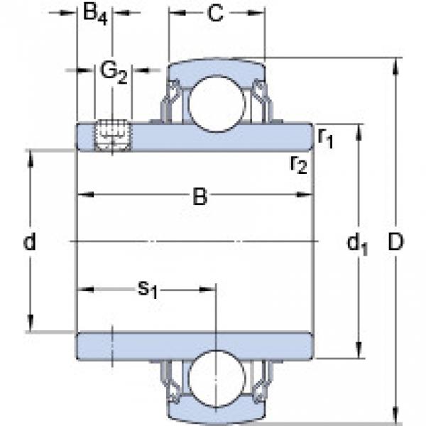 المحامل YAR 206-103-2FW/VA228 SKF #1 image