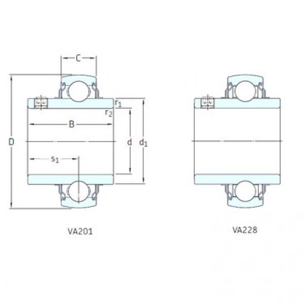 المحامل YAR215-2FW/VA228 SKF #1 image